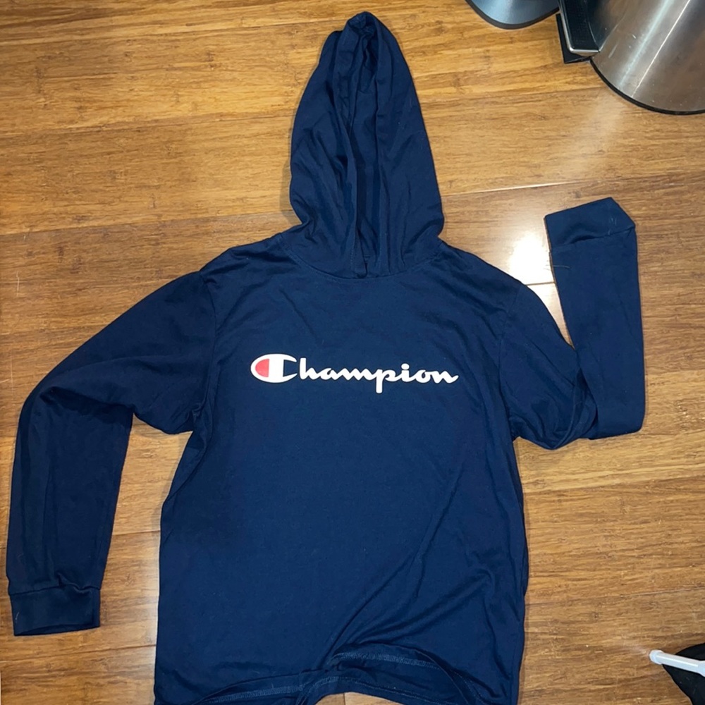 Navy blue champion pullover